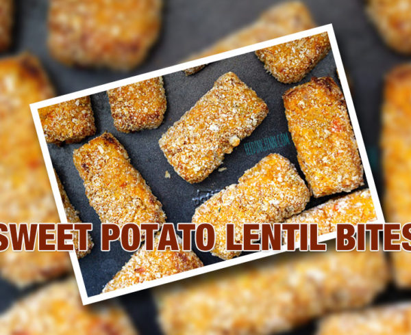 sweet potato and lentil bites